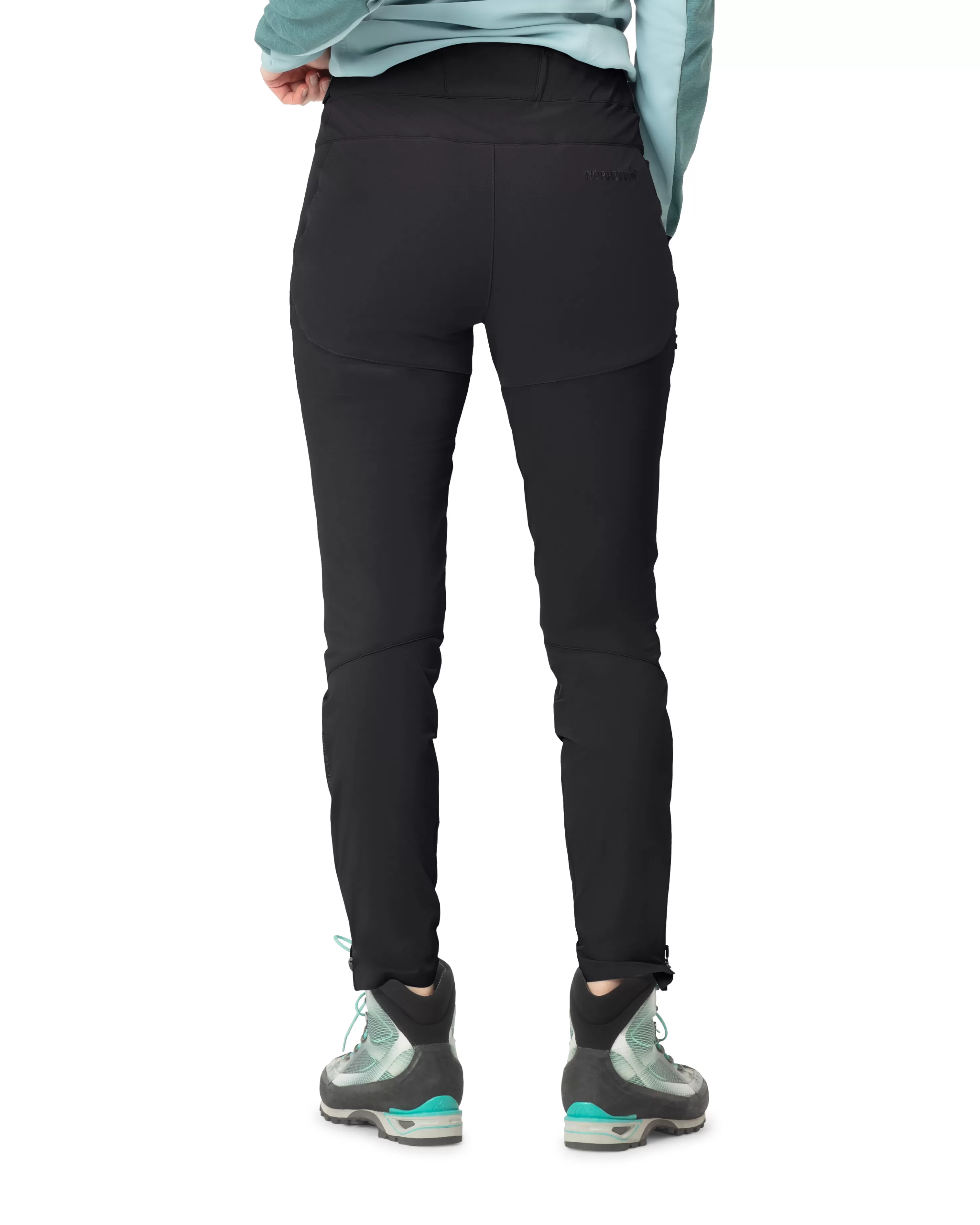 Shop Norrøna Falketind Rugged Slim Pants W's Caviar Black