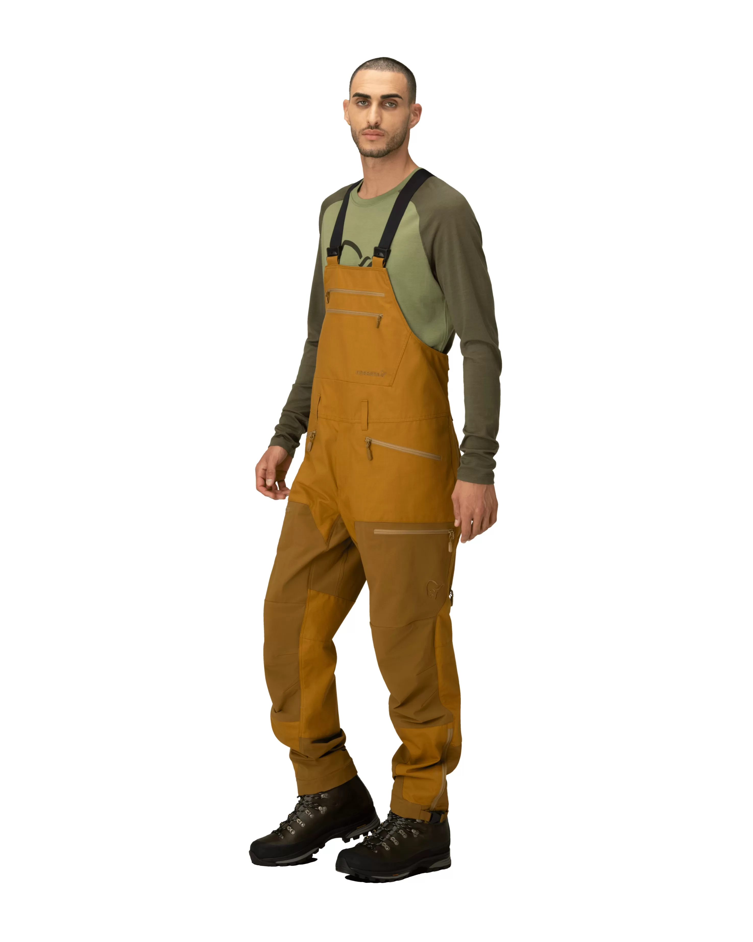 Hot Norrøna Femund Cotton Heavy Duty Bib M's Camelflage