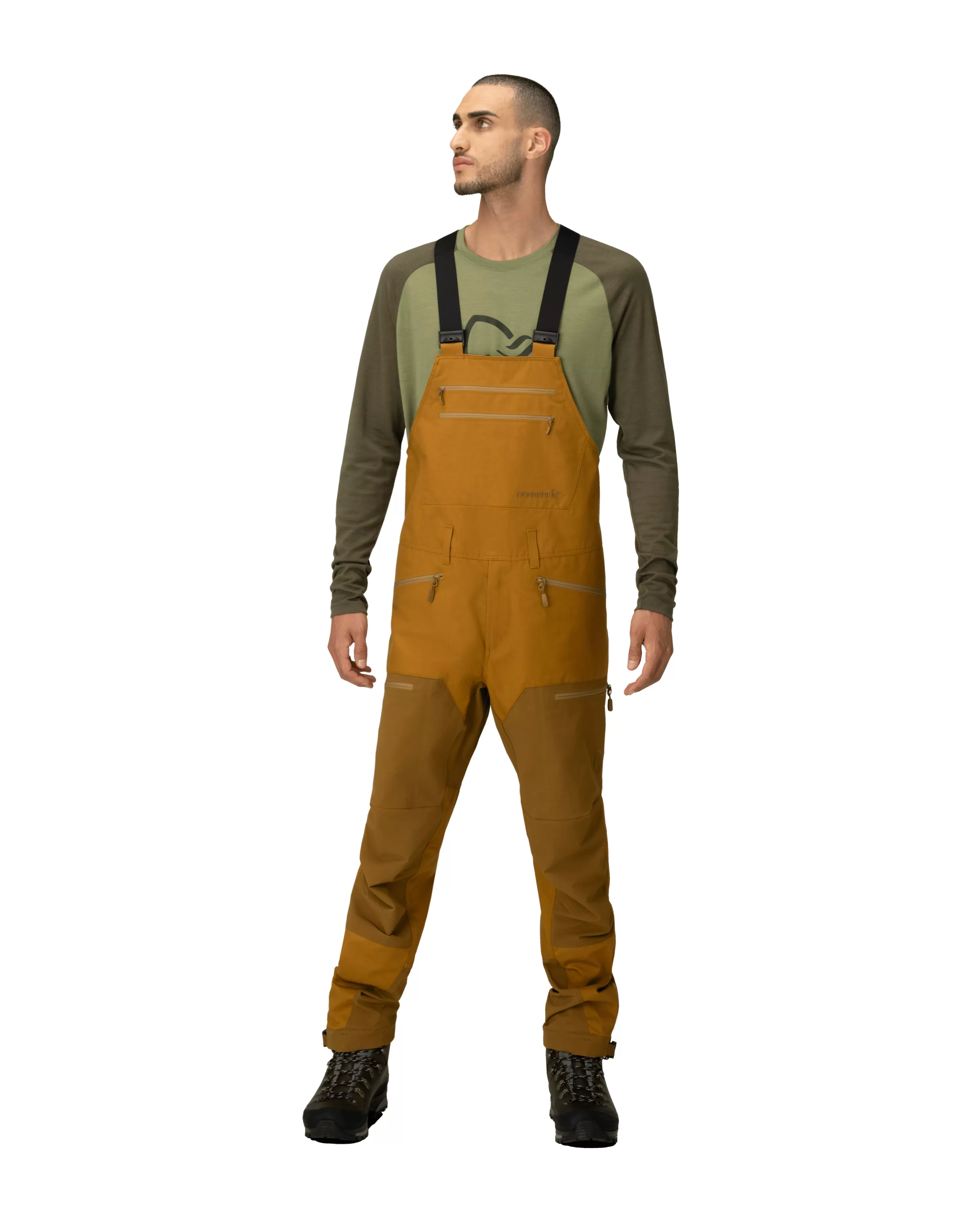 Hot Norrøna Femund Cotton Heavy Duty Bib M's Camelflage