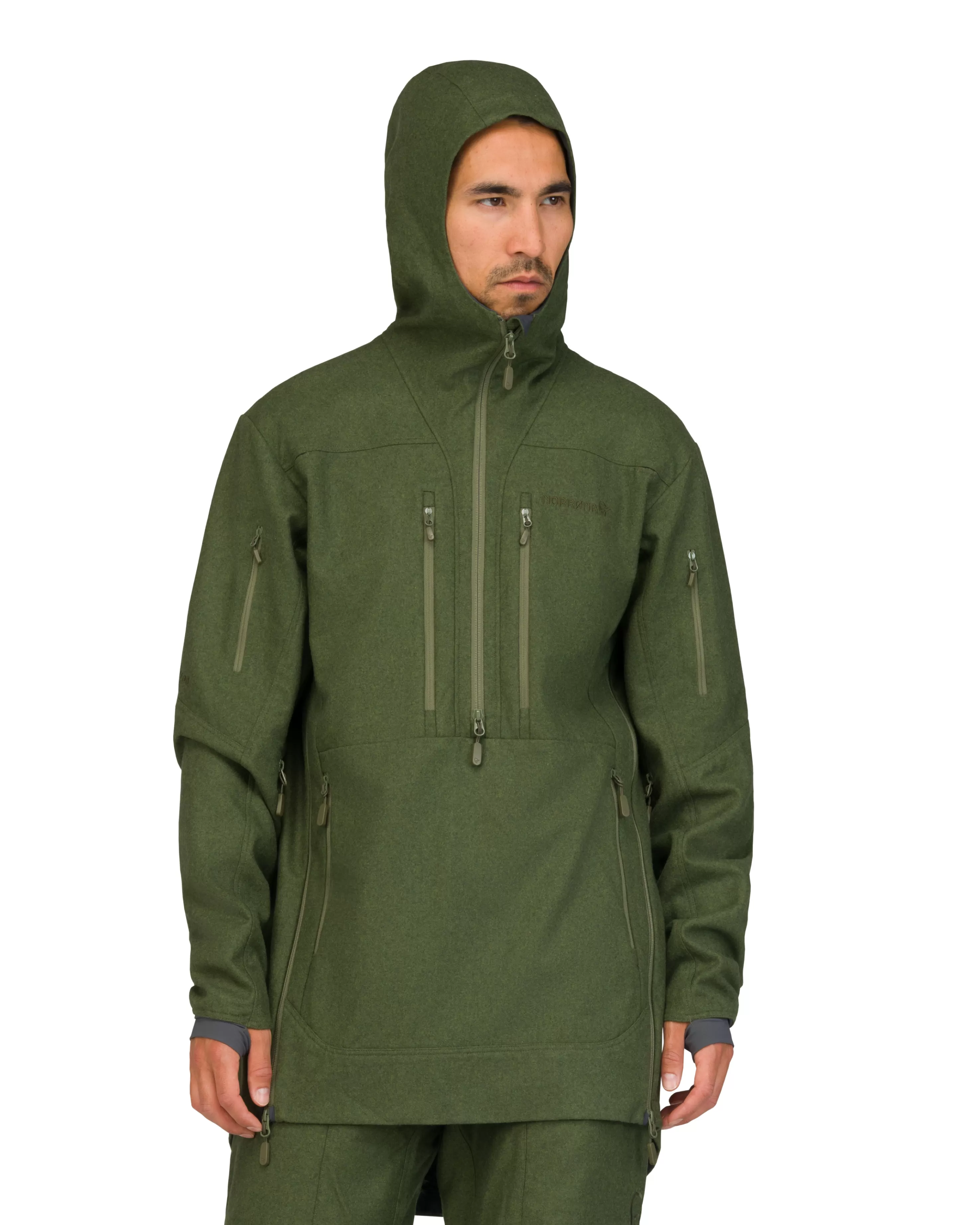 Clearance Norrøna Kvinnherad Wool Smock M's Olive Night
